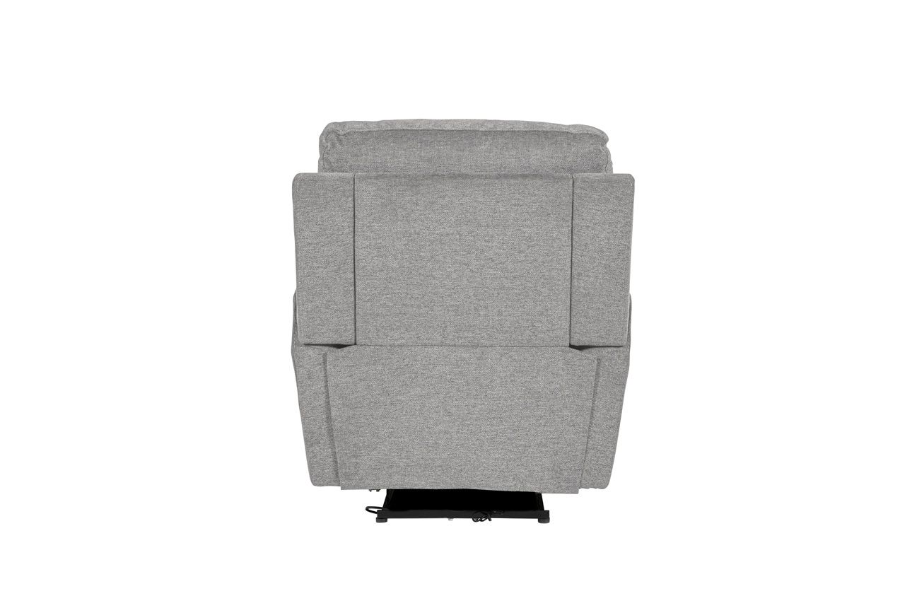 Oakwood Cyrus 3 Seater Natural Fabric Electric Recliner Sofa With Charging Consoles