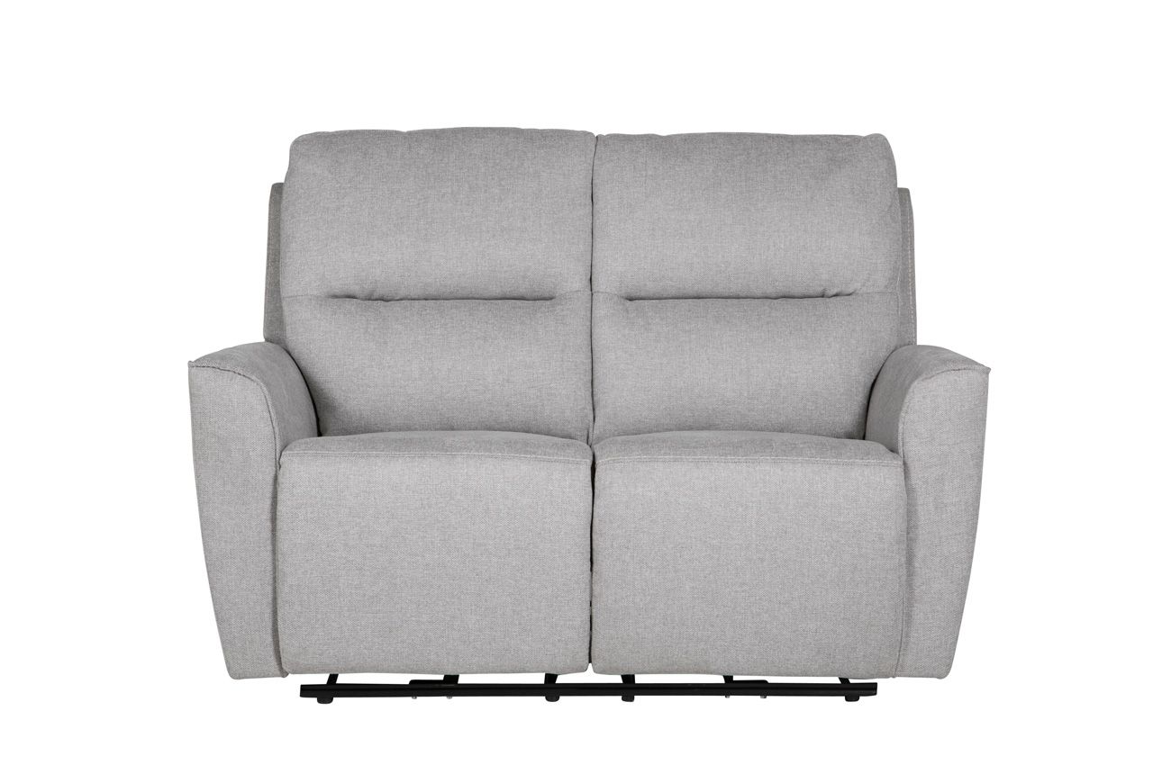 Oakwood Cyrus 3 Seater Natural Fabric Electric Recliner Sofa With Charging Consoles