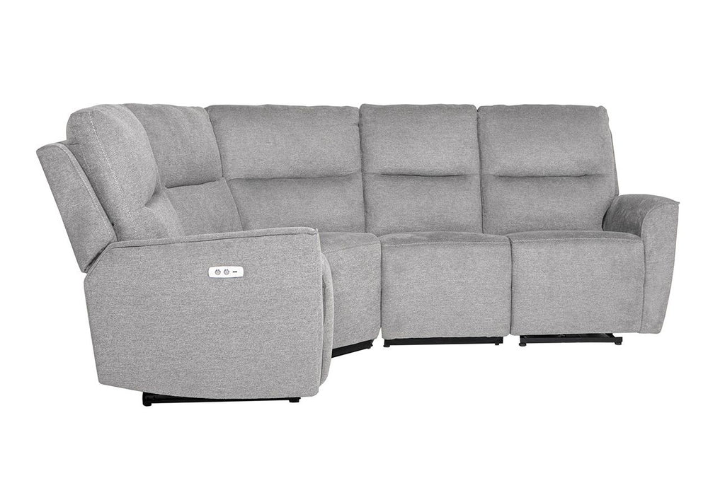 Oakwood Cyrus Natural Fabric Electric Recliner 2C1 Modular Corner Sofa