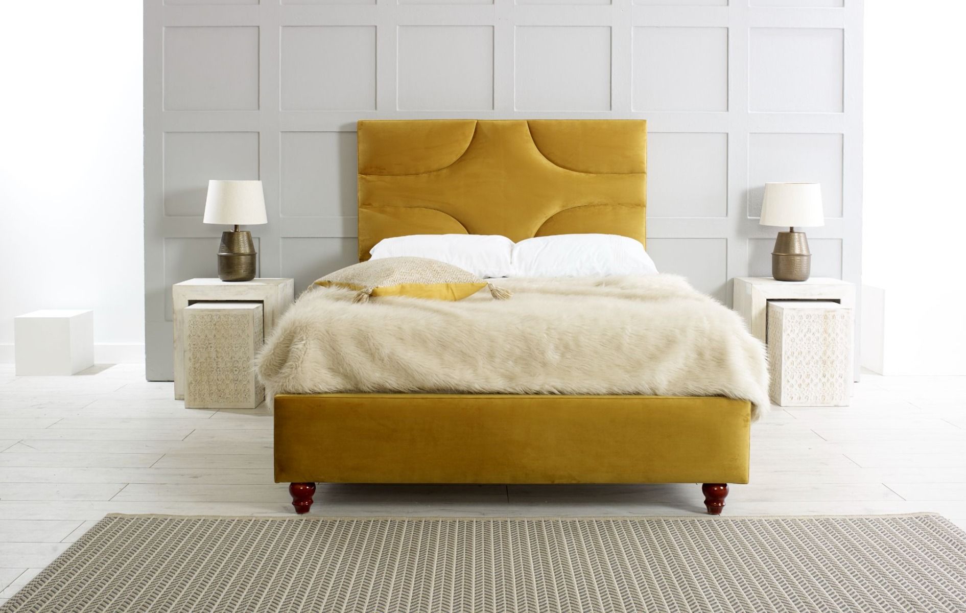Oakwood Sydney Fabric Upholstered Bed Frame
