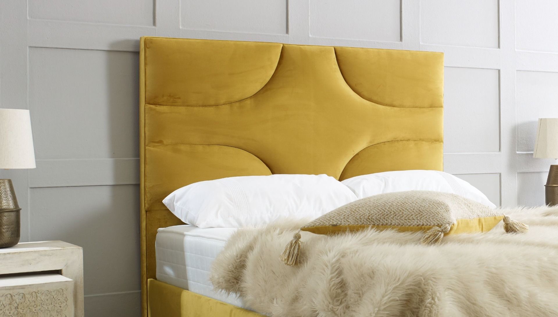 Oakwood Sydney Fabric Upholstered Bed Frame