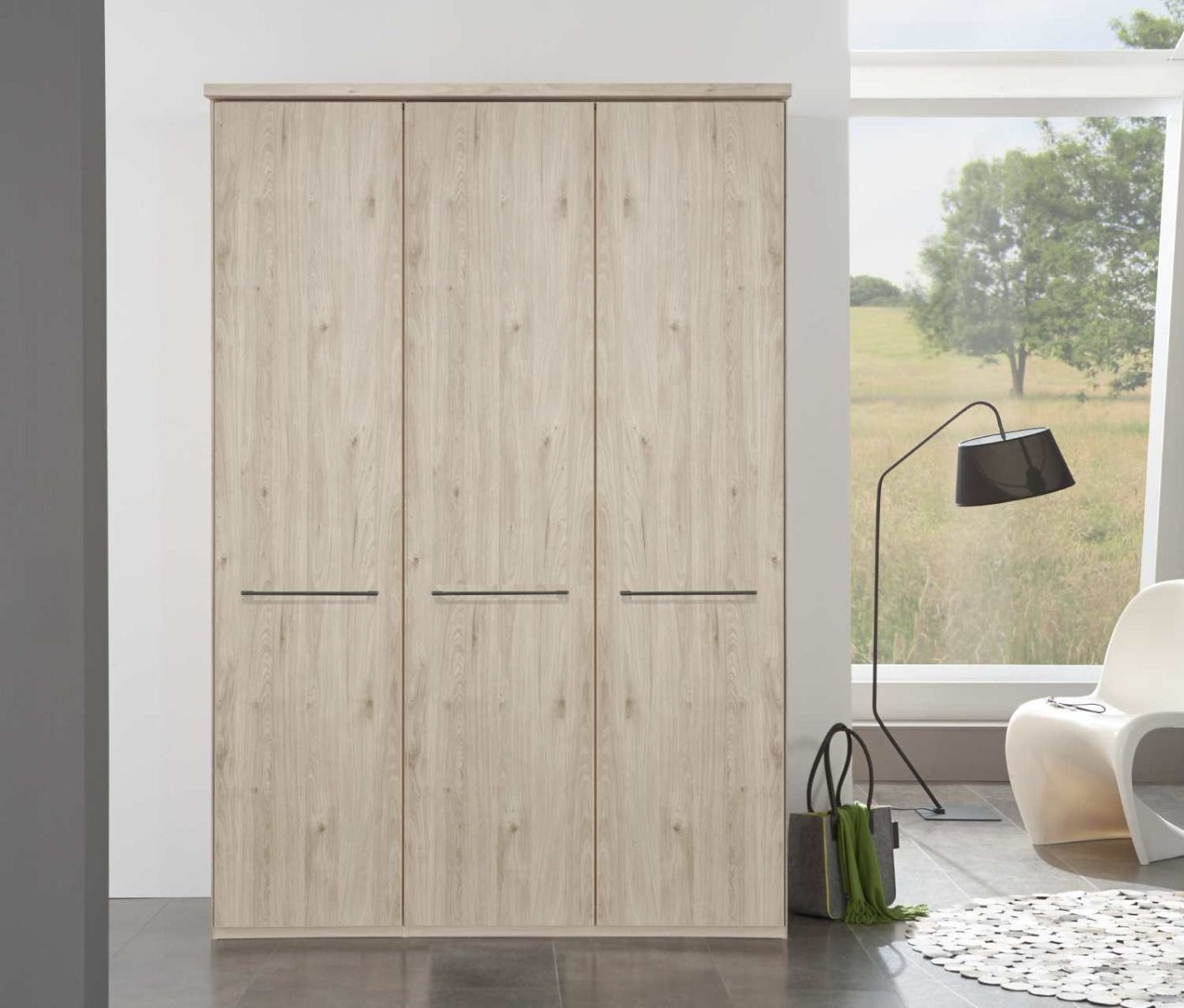 Oakwood Wiemann Dakar 2 Hinged 3-Door Wardrobe with Cornice