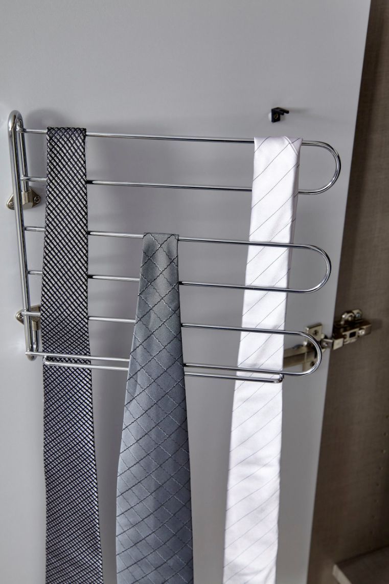 Oakwood Rauch Purisma Silk Grey 5 Door Hinged Wardrobe 251CM