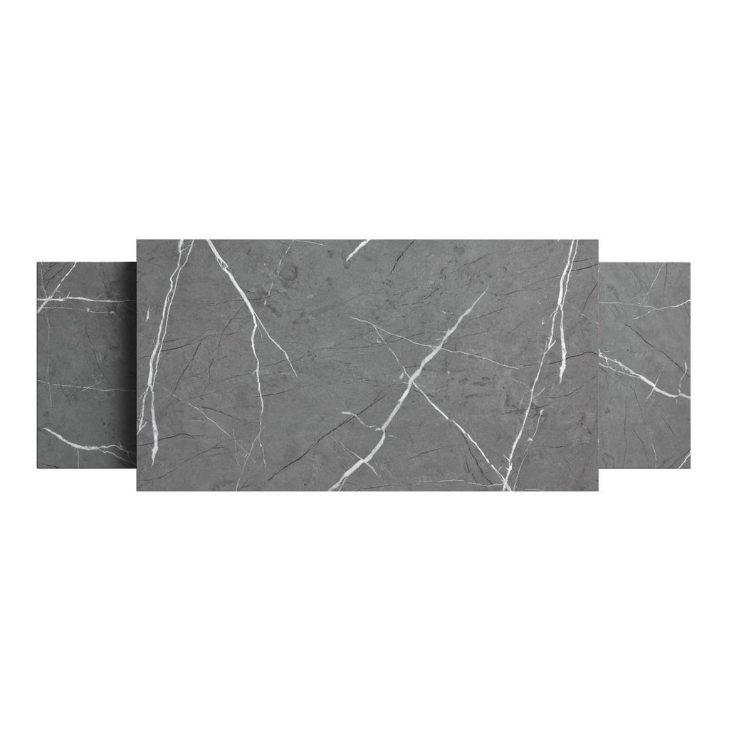 Oakwood Delsia Marble Effect Grand Coffee Table Set