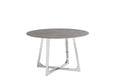 Oakwood Tesana Round Grey Ceramic Top Dining Table