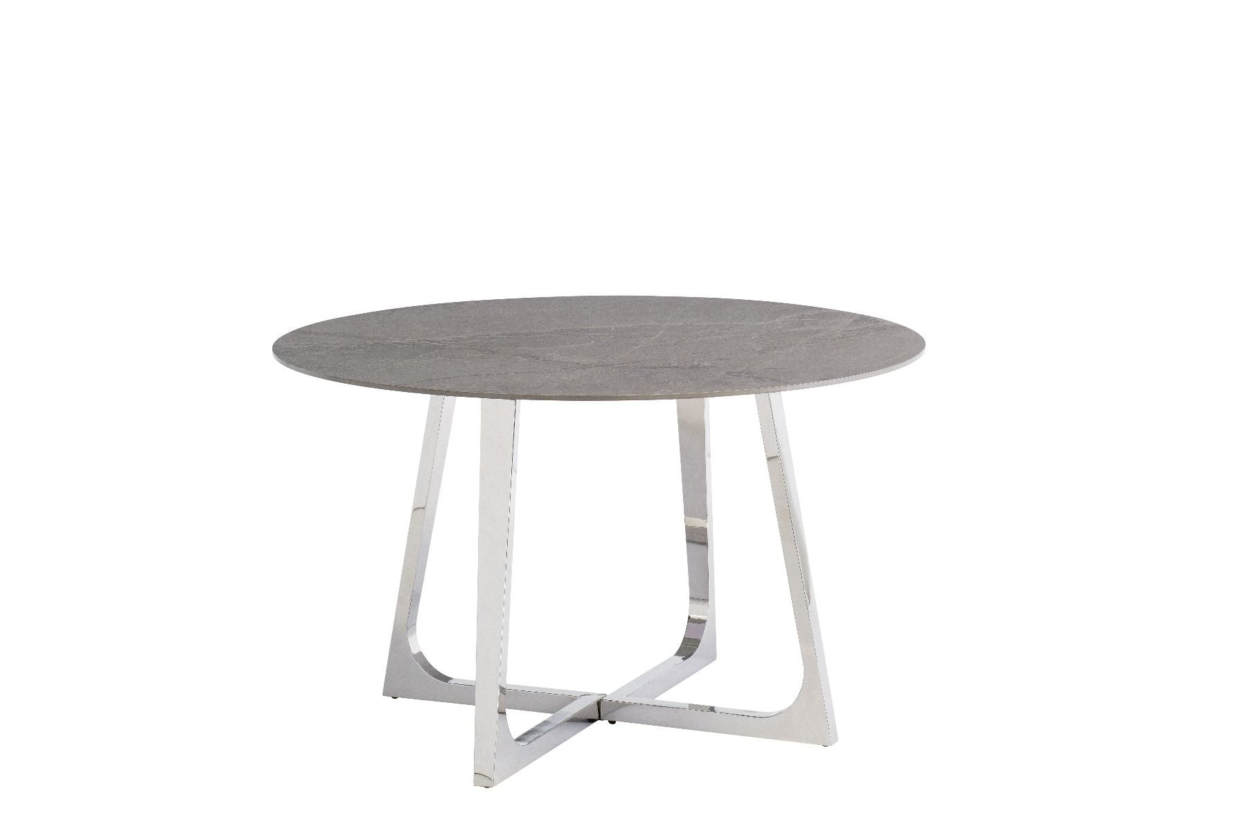 Oakwood Tesana Round Grey Ceramic Top Dining Table