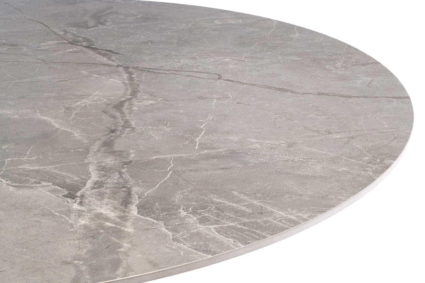 Oakwood Tesana Round Grey Ceramic Top Dining Table