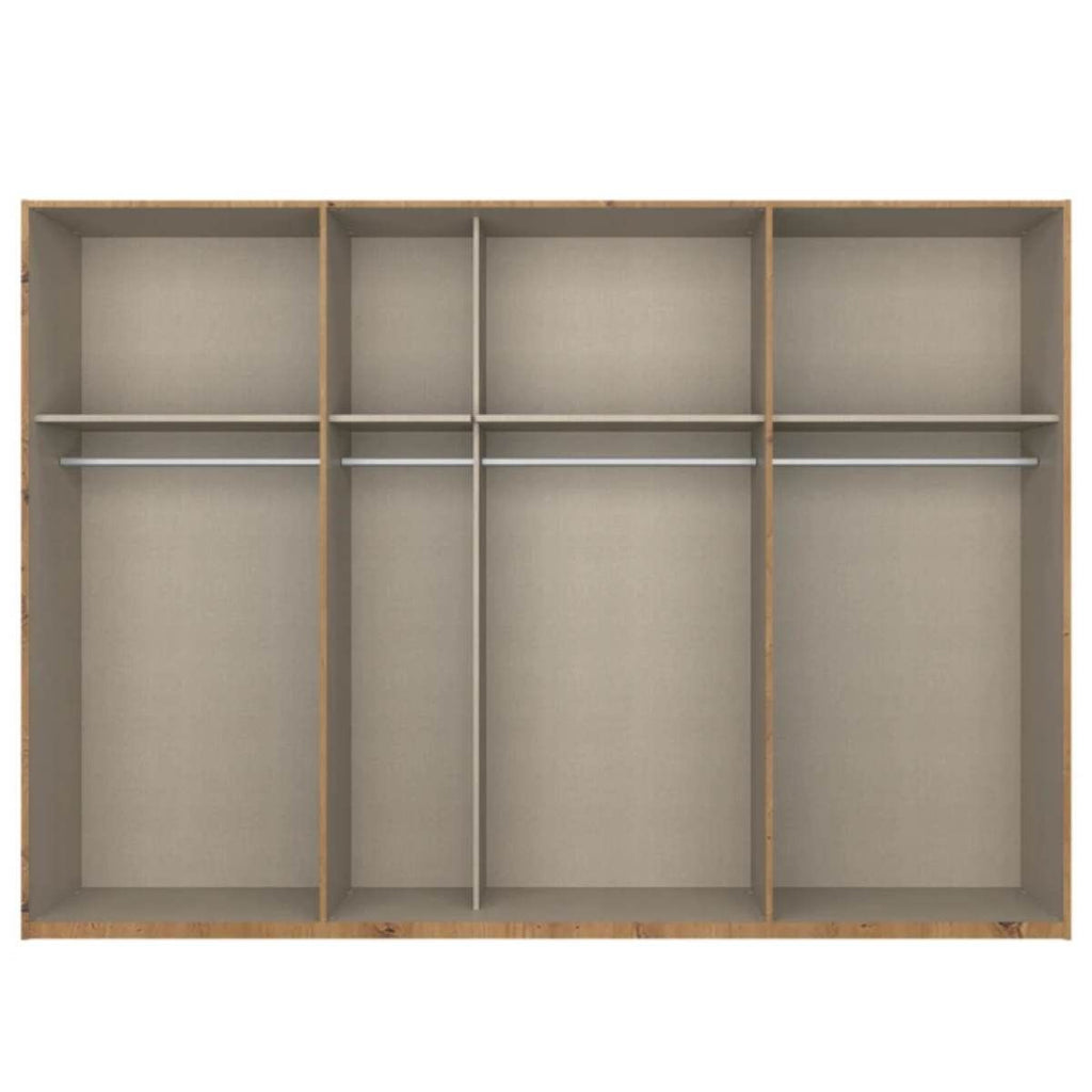Oakwood Rauch Epsilon with mirror 7 Door Hinged 315 CM Wardrobe