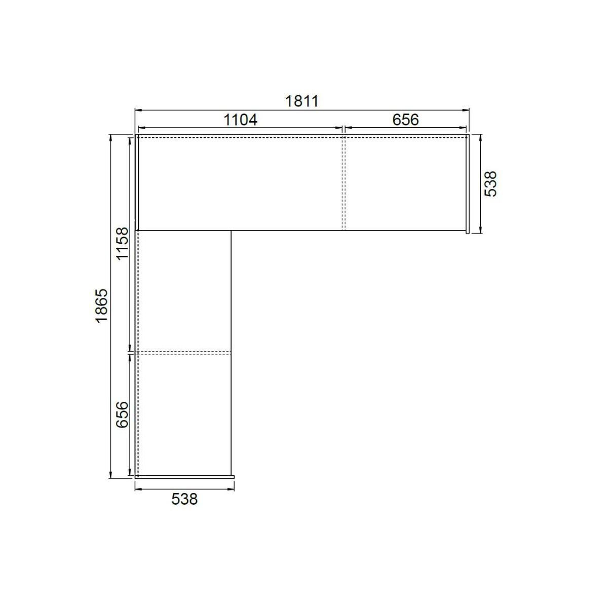 Oakwood Rauch Luma 181cm 4 Door Corner Sliding Wardrobe with 2 Glass Doors and 2 Mirror Doors