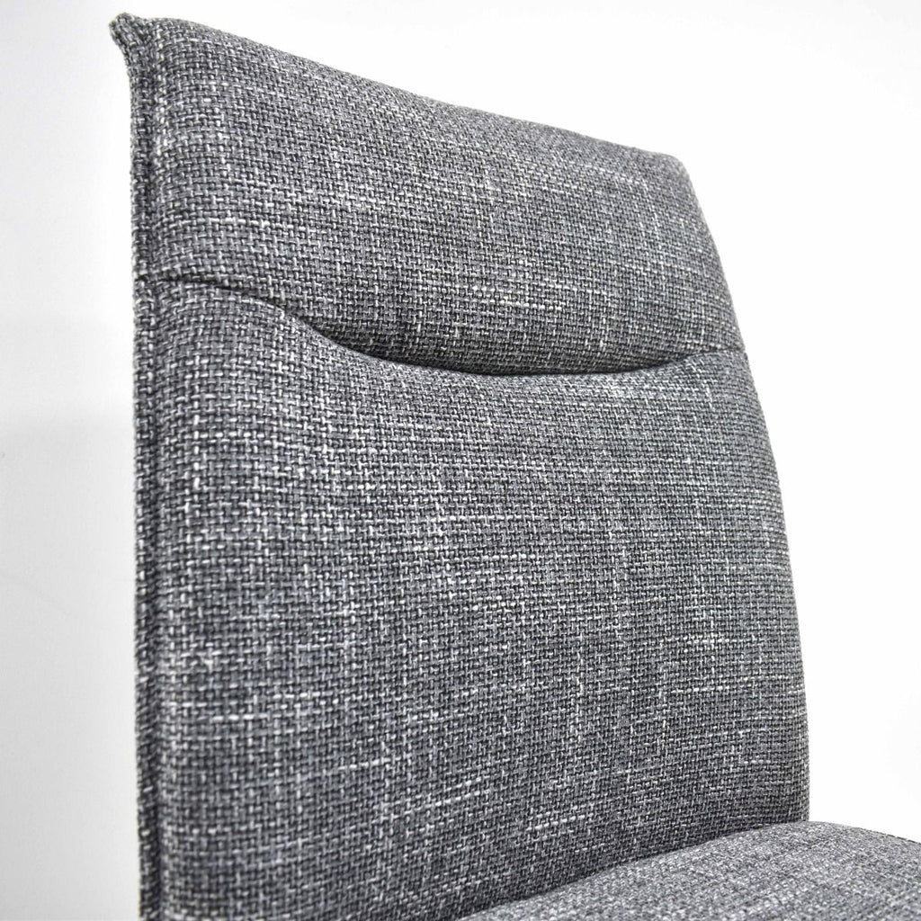 Oakwood 2x Bianca Grey Fabric Dining Chair