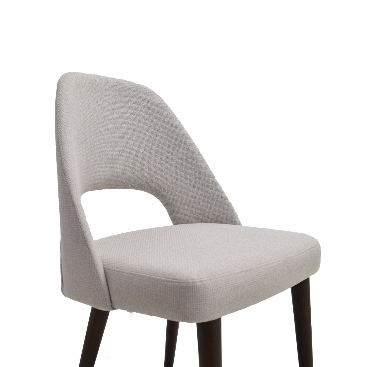 Oakwood 2x Moritz Grey Fabric Dining Chair