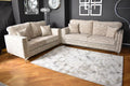 Oakwood Milan Fabric 3 Seater Upholstered Sofa