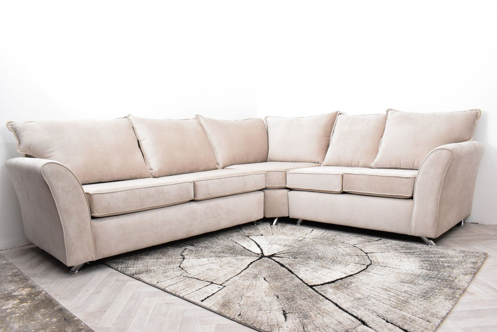 Oakwood Amora Comet Fabric Upholstered Corner Sofa