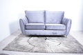 Oakwood Sophia Plush Velvet Fabric 3 Seater Upholstered Sofa