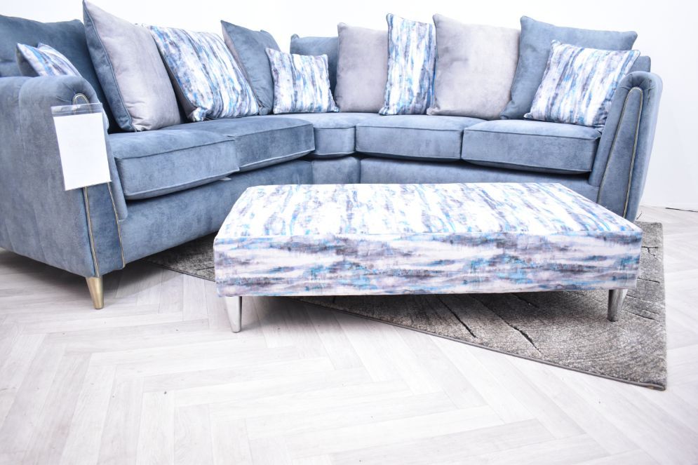 Oakwood Hex Maestro Fabric Upholstered Corner Sofa
