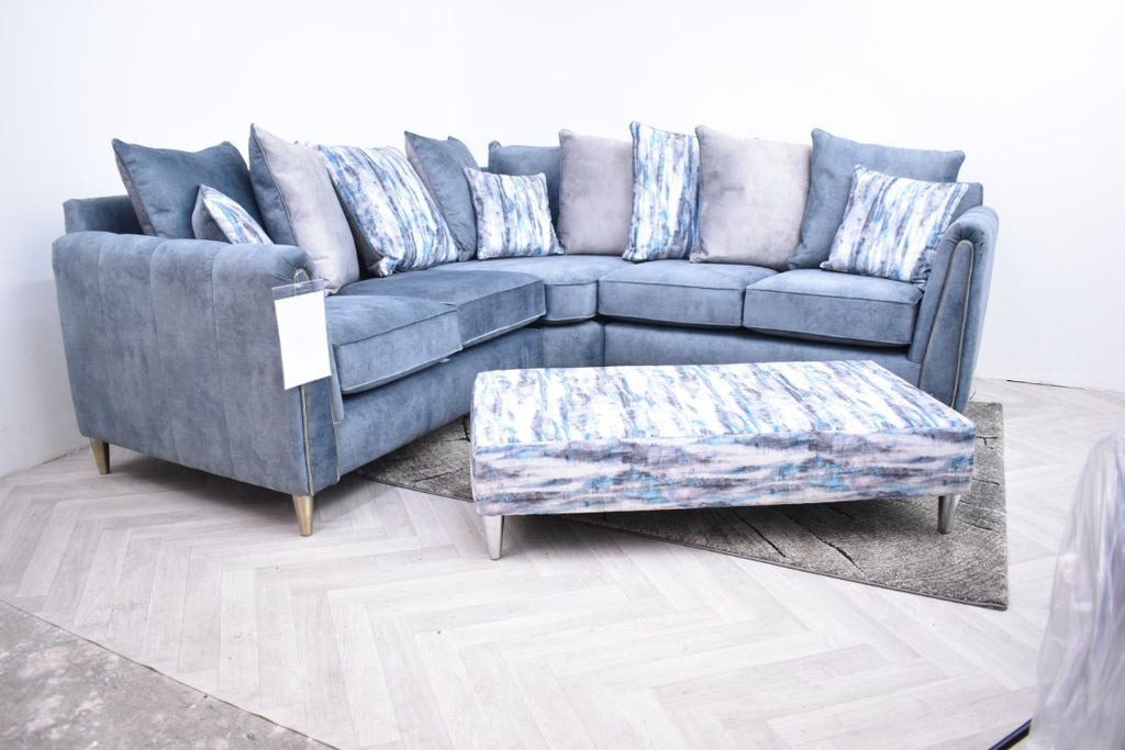 Oakwood Hex Maestro Fabric Upholstered Corner Sofa
