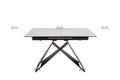 Oakwood Joshua Ceramic pop Up Ext Dining Table
