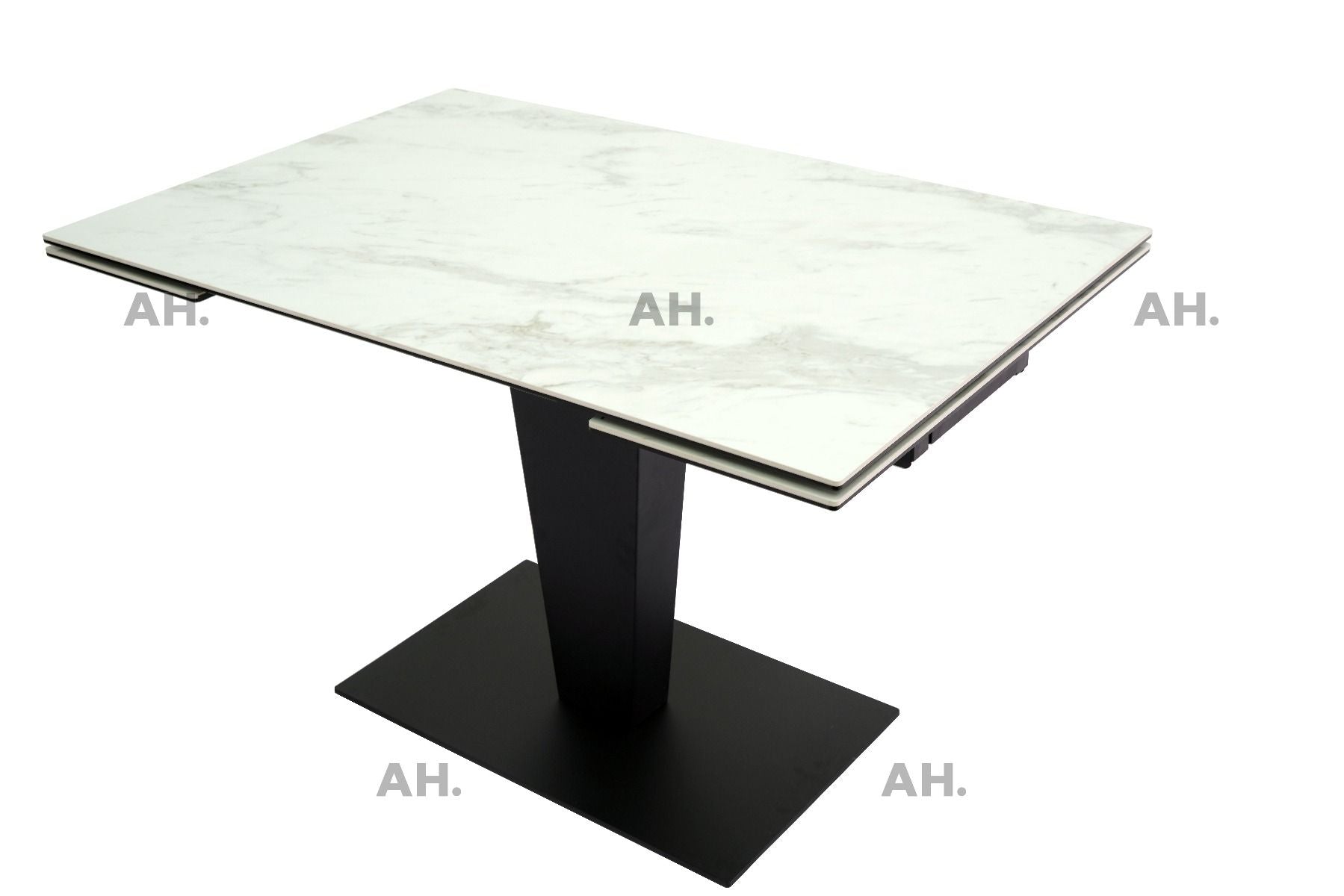 Oakwood Valentina Ceramic Ext White Dining Table With Cambridge Dining Chairs