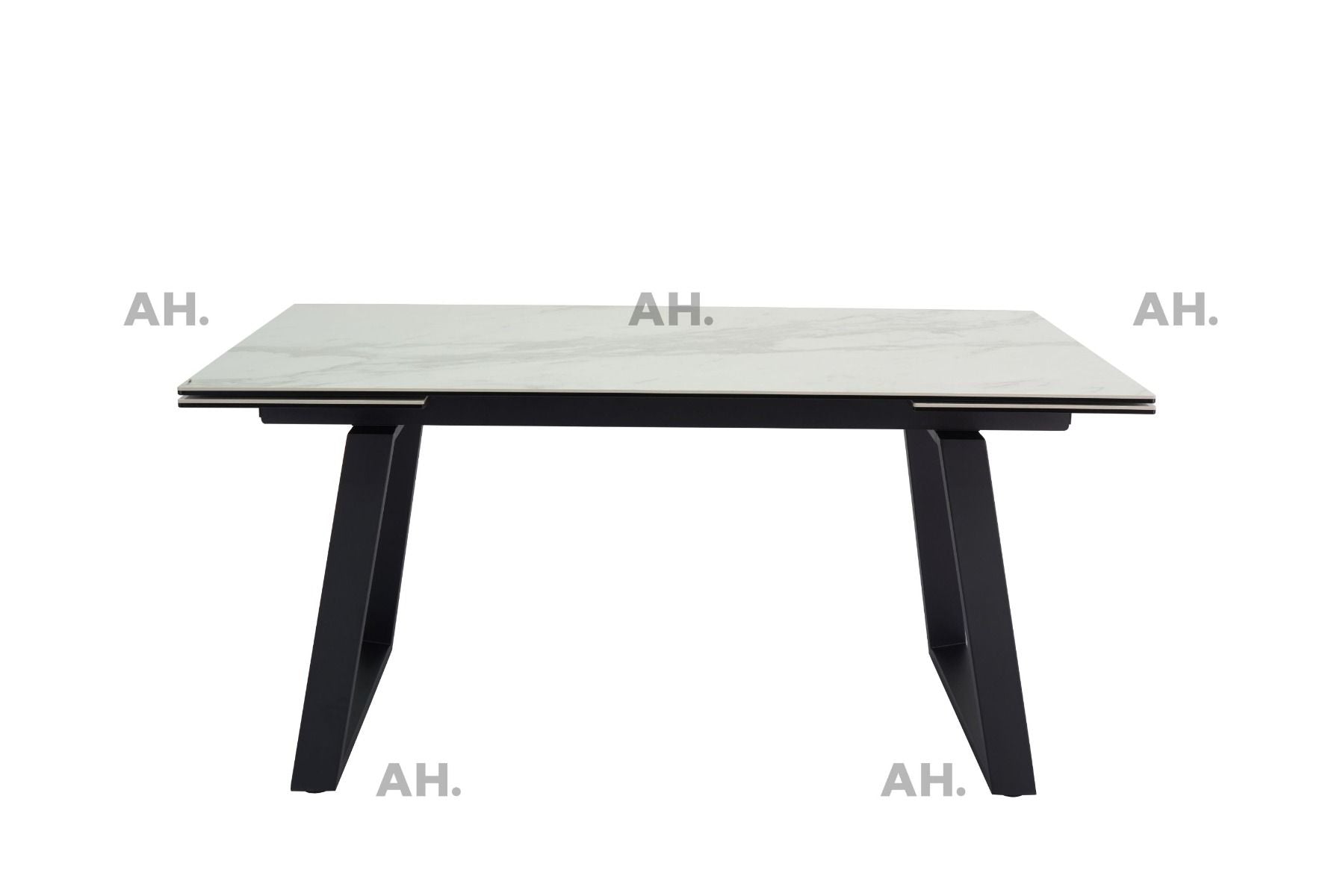 Oakwood Malindi Ceramic  Ext White Dining Table With Nicole Swivel Dining Chairs