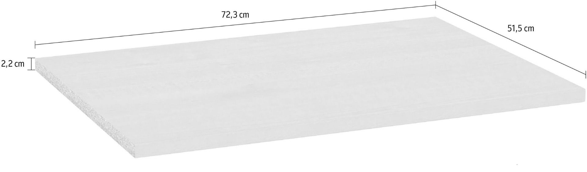 Oakwood Wiemann Wooden Shelf - Set of 3 Shelves