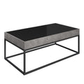 Oakwood Lumista Black Glass Coffee Table