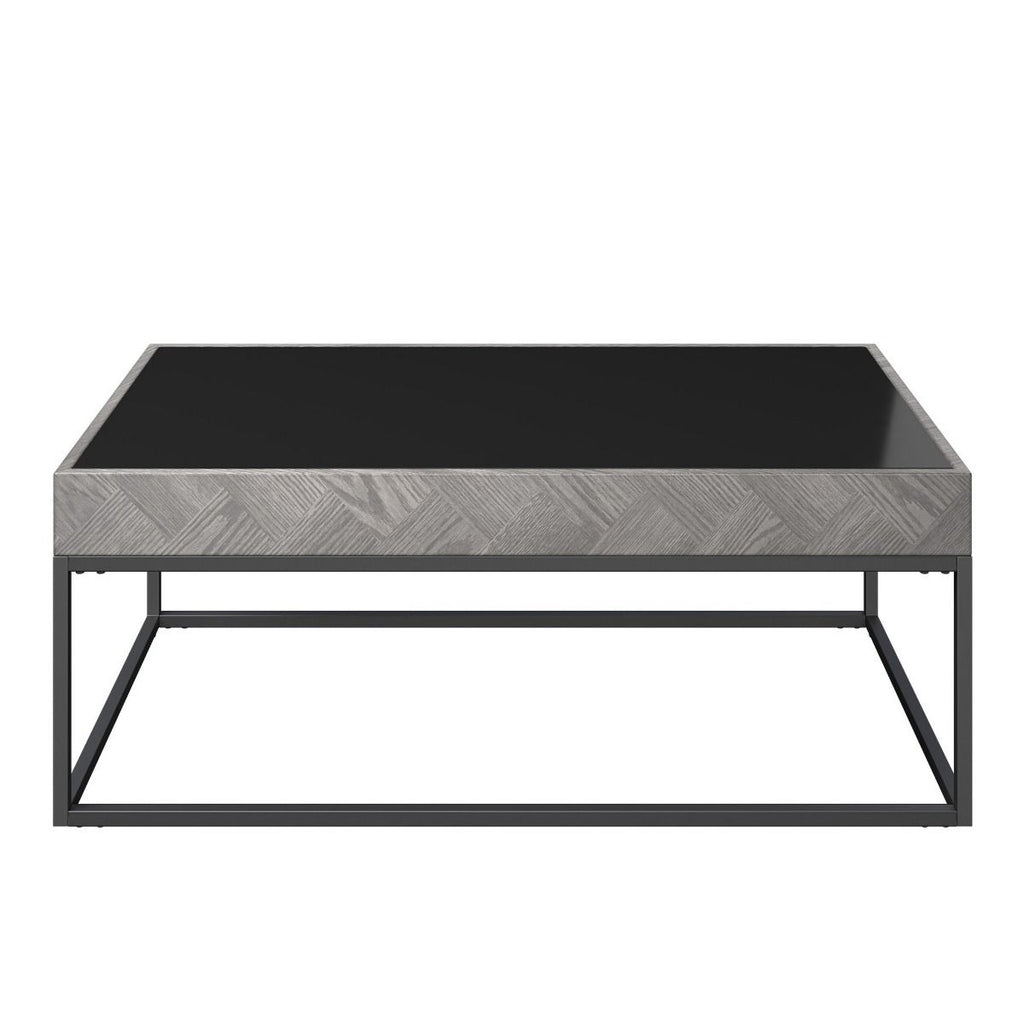 Oakwood Lumista Black Glass Coffee Table
