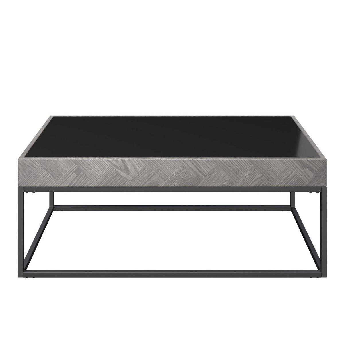 Oakwood Lumista Black Glass Coffee Table