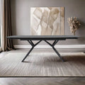 Oakwood Ectasy Ceramic Extendable Dining Table - Dolphin