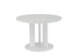 Oakwood Ellia White 1.07m Round Dining Table