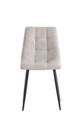 Oakwood Asme Fabric Dining Chairs - linen