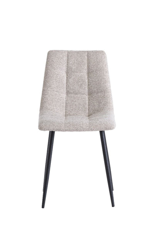 Oakwood Asme Fabric Dining Chairs - linen