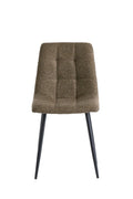 Oakwood Asme Fabric Dining Chairs - Olive