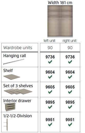 Oakwood Rauch Alabama Alpine White 4 Door Hinged Wardrobe