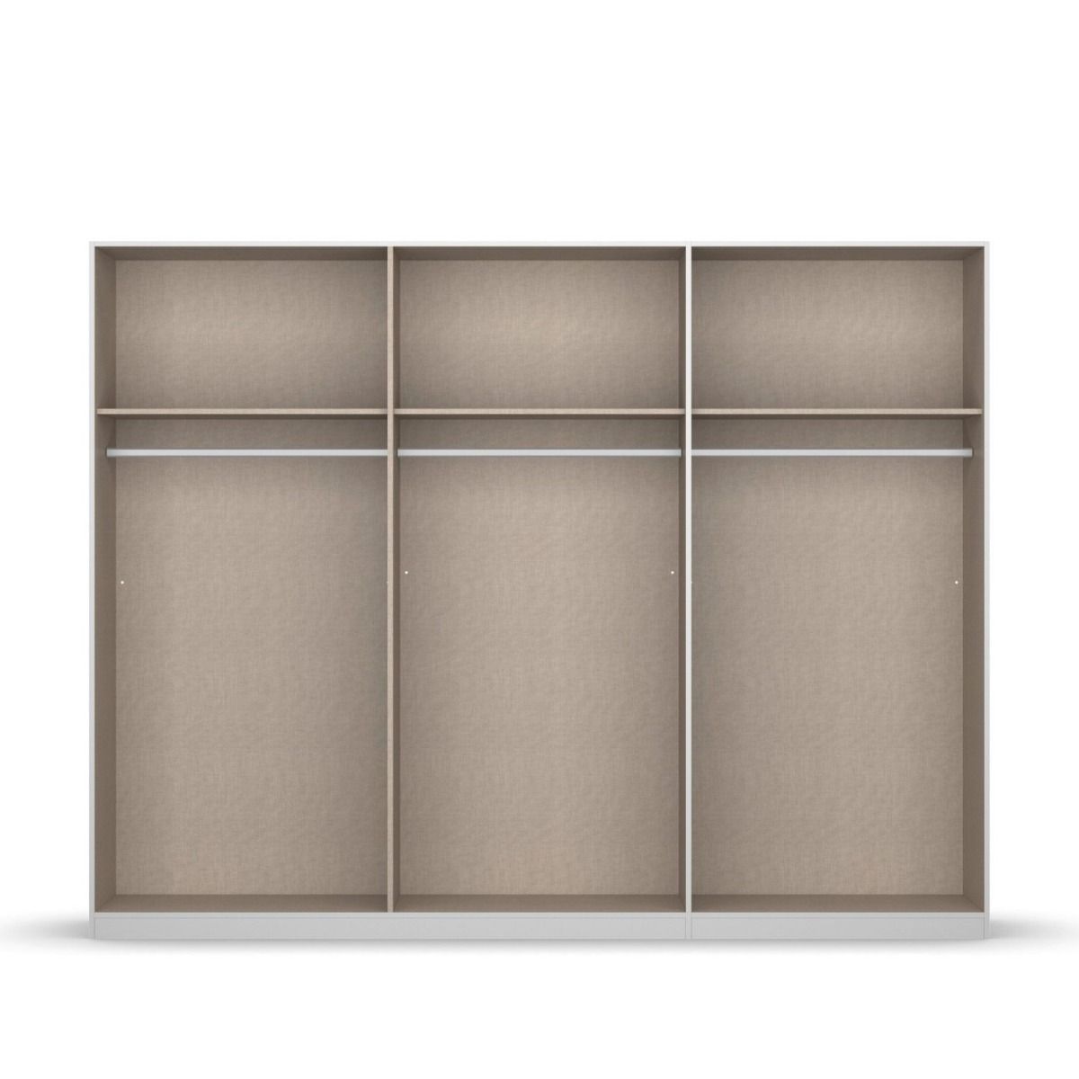 Oakwood Rauch Monostar Silk Grey 6 Door Hinged Wardrobe W271CM