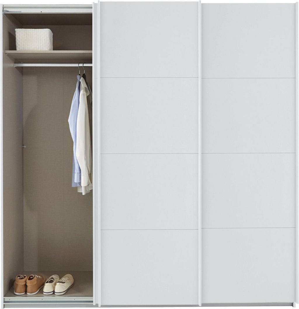 Oakwood Rauch Kulmbach Alpine White 3 Sliding Door Wardrobe 203CM Wide