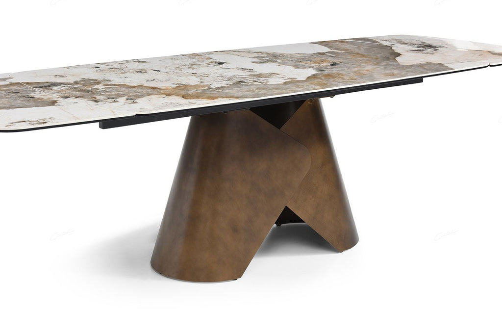 Oakwood Feretti Pandora Italian Ceramic Extending Dining Table