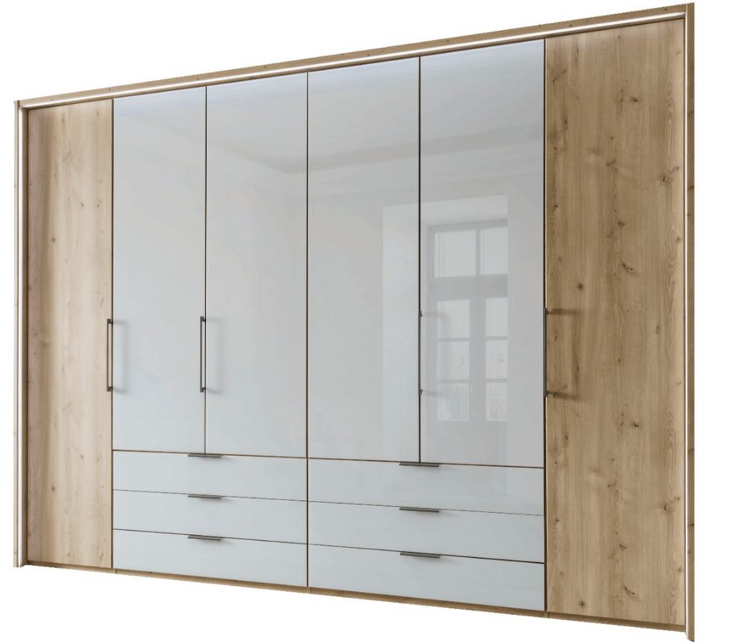 Oakwood Wiemann Monaco 1000 Combi 6 Hinged Door Wardrobe