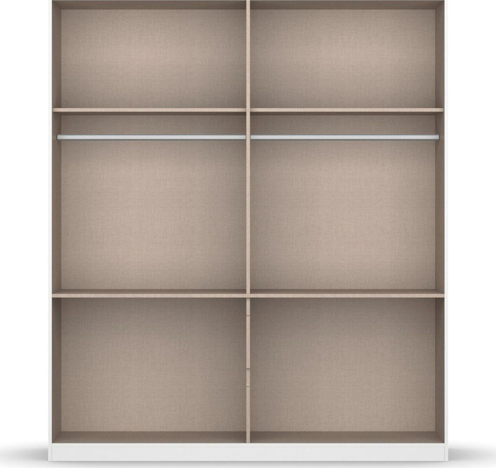 Oakwood Rauch Winnipeg Alpine White 4 Door 4 Drawer Wardrobe