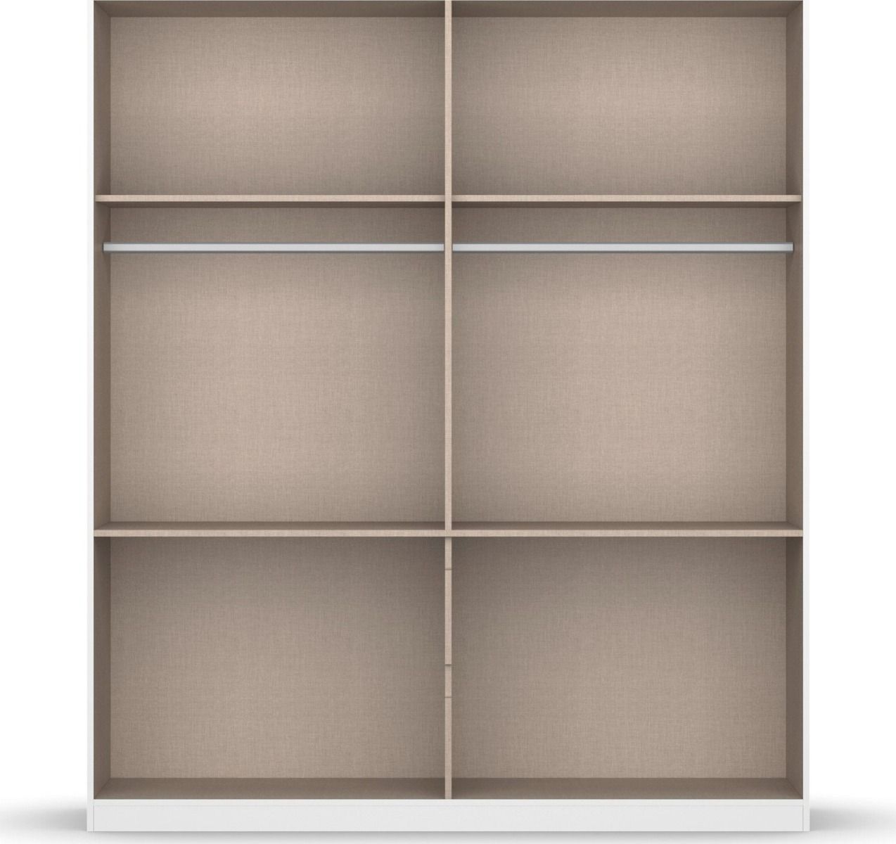 Oakwood Rauch Winnipeg Alpine White 4 Door 4 Drawer Wardrobe