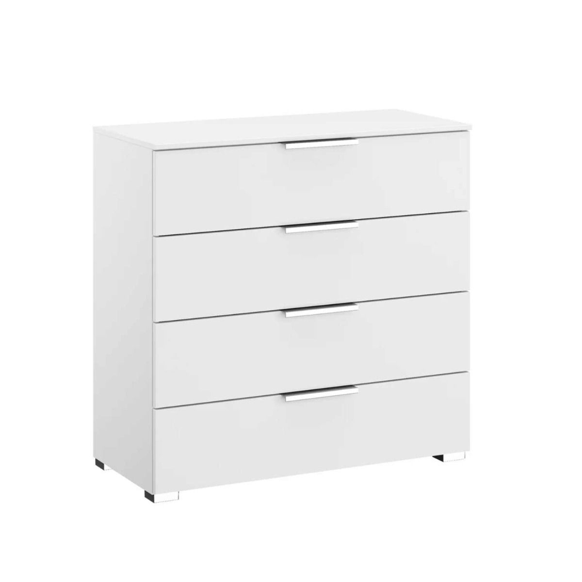 Oakwood Rauch Fontana Decor 4 Drawer Chest - Choice of White, Silk Grey or Graphite Colour