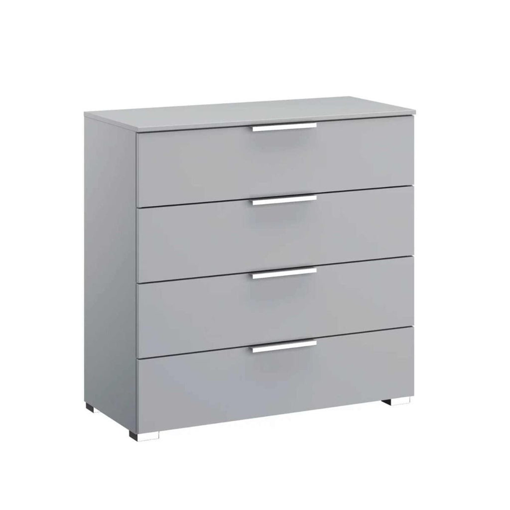 Oakwood Rauch Fontana Decor 4 Drawer Chest - Choice of White, Silk Grey or Graphite Colour