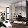 Oakwood Rauch Miramar Full Mirror Front 5 Door Hinged Combi Wardrobe