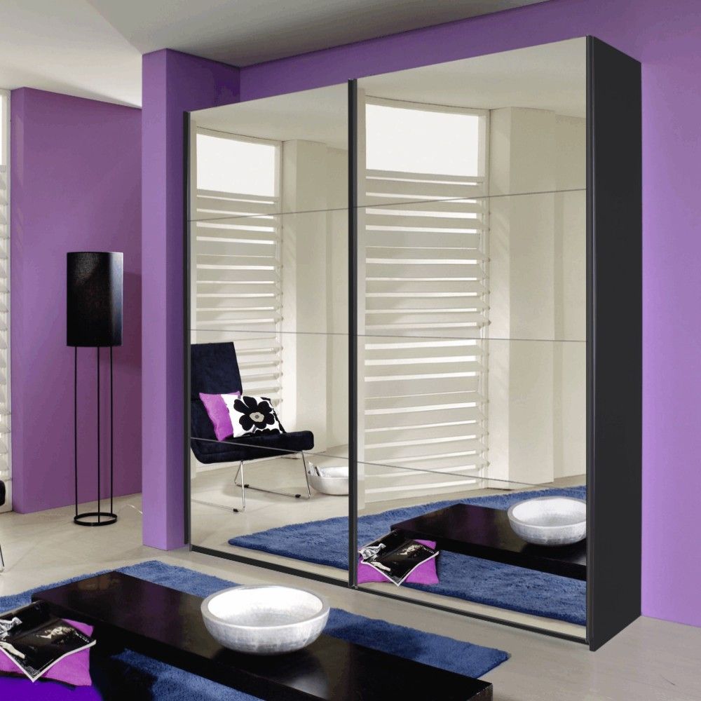 Oakwood Rauch Miramar Elegance Mirror Front Sliding Door Wardrobe