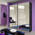 Oakwood Rauch Miramar Elegance Mirror Front Sliding Door Wardrobe