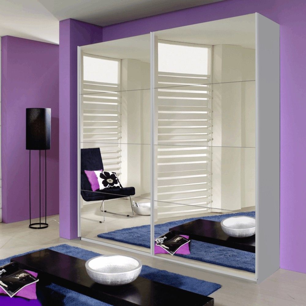 Oakwood Rauch Miramar Elegance Mirror Front Sliding Door Wardrobe