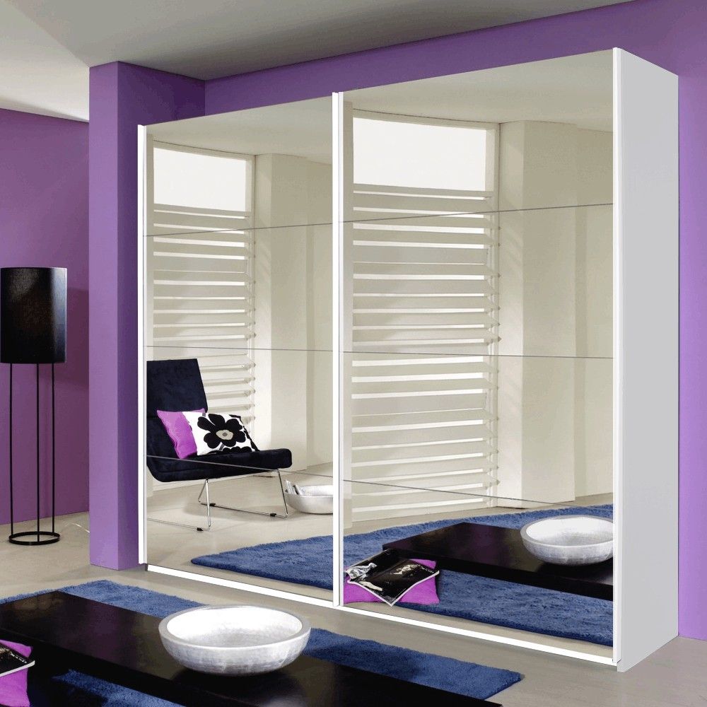 Oakwood Rauch Miramar Elegance Mirror Front Sliding Door Wardrobe