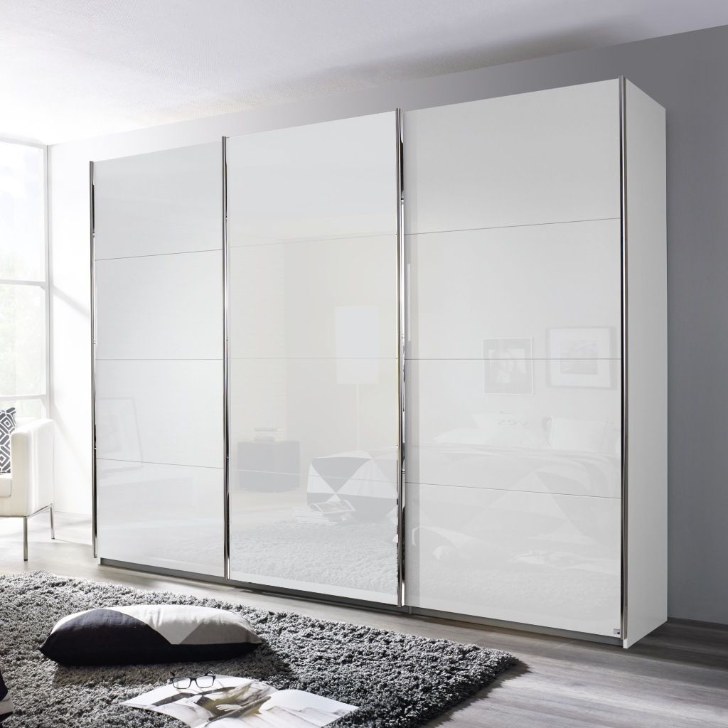 Oakwood Rauch Tubona Glass & Mirror 3 Sliding Door Wardrobe with Premium Interior