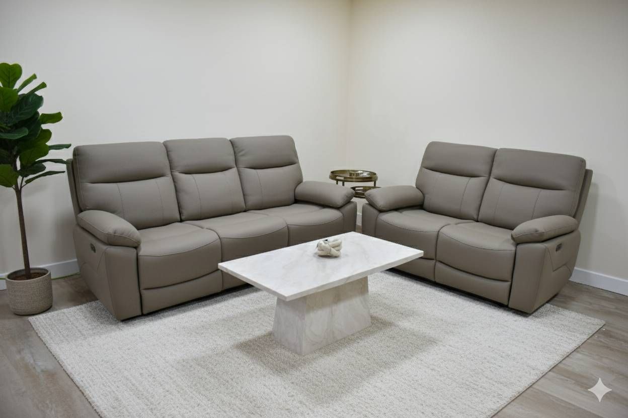 Oakwood Solstice Power Recliner Sofa Set