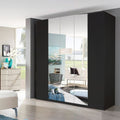 Oakwood Rauch Zenaya 5 Door Hinged Wardrobe With Mirror