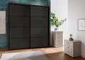 Oakwood Wiemann Miami Plus Graphite Glass Sliding Door Wardrobe